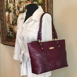 New Brahmin Alden Port Melbourne Leather